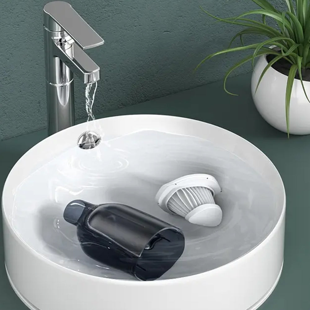 Wet/Dry Strong Suction Wireless Car Vacuum- USB Charging_9