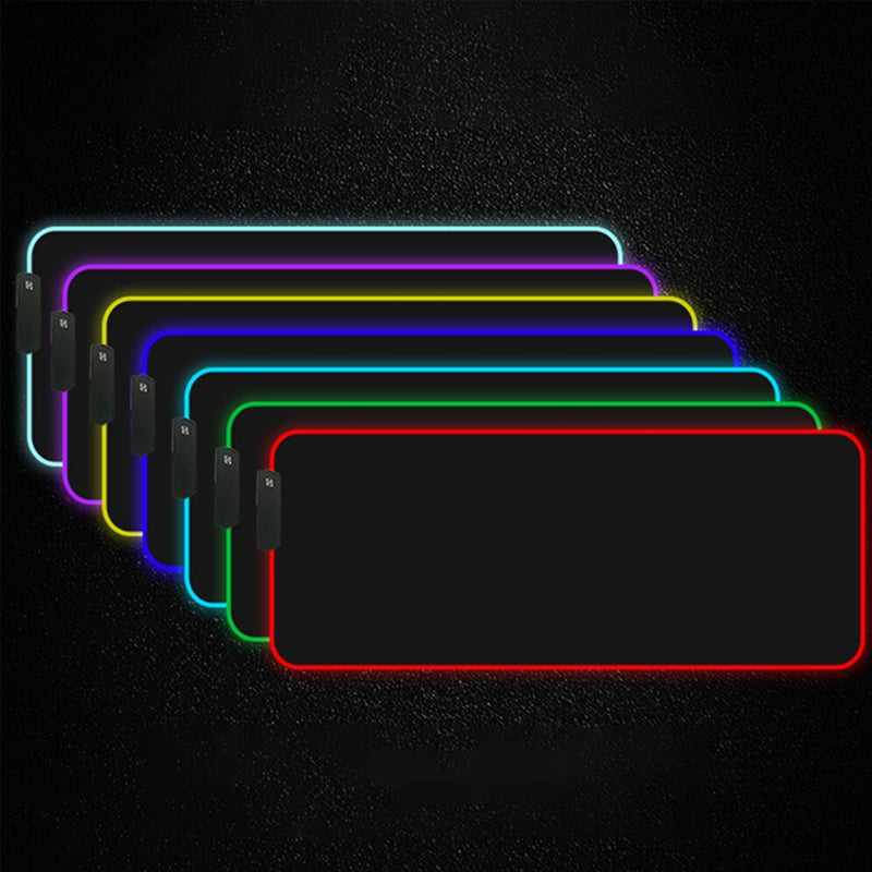RGB LED Lighting Computer Gaming Mouse Pad with 10 Lighting Modes_7
