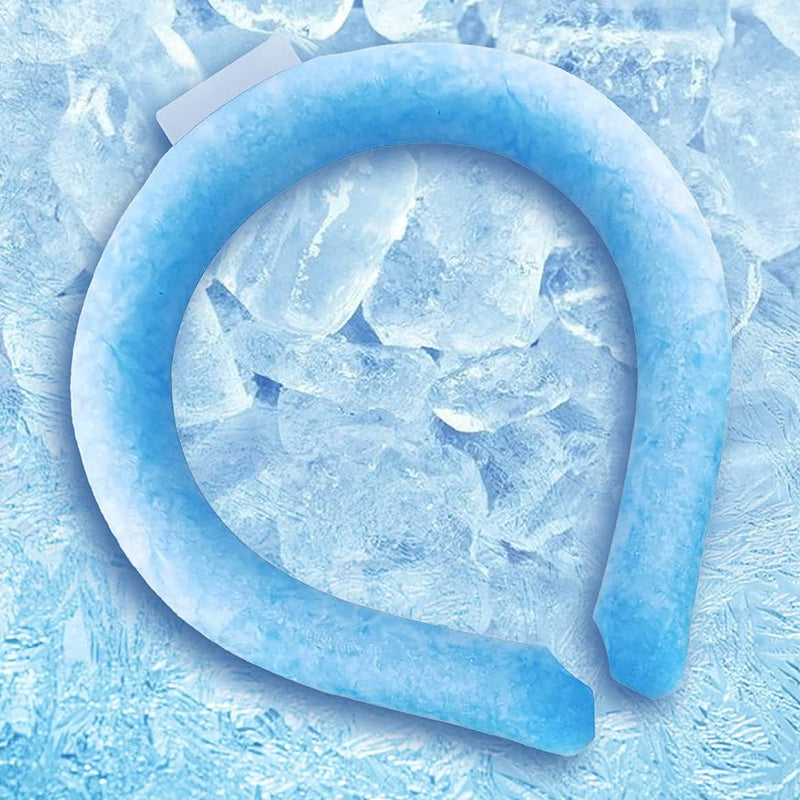 Reusable Cooling Neck Wrap Wearable Heat Protection Cooler Tube_13