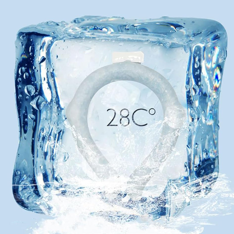 Reusable Cooling Neck Wrap Wearable Heat Protection Cooler Tube_10