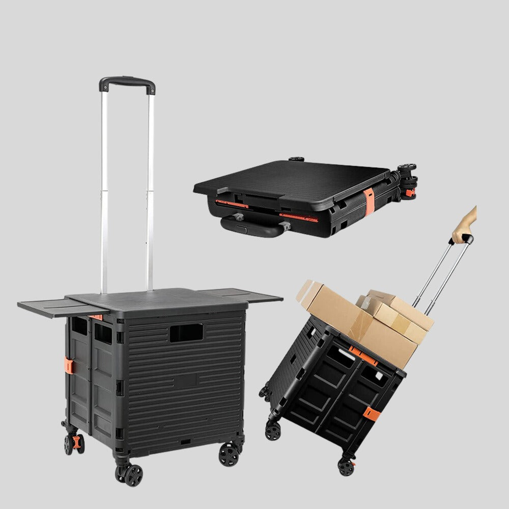 Foldable Portable Camping Trolley - 55kg Load Capacity_8