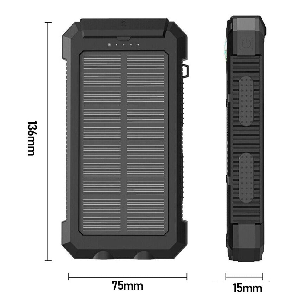 20000mAh Waterproof 2 USB LED Solar Power Bank_10