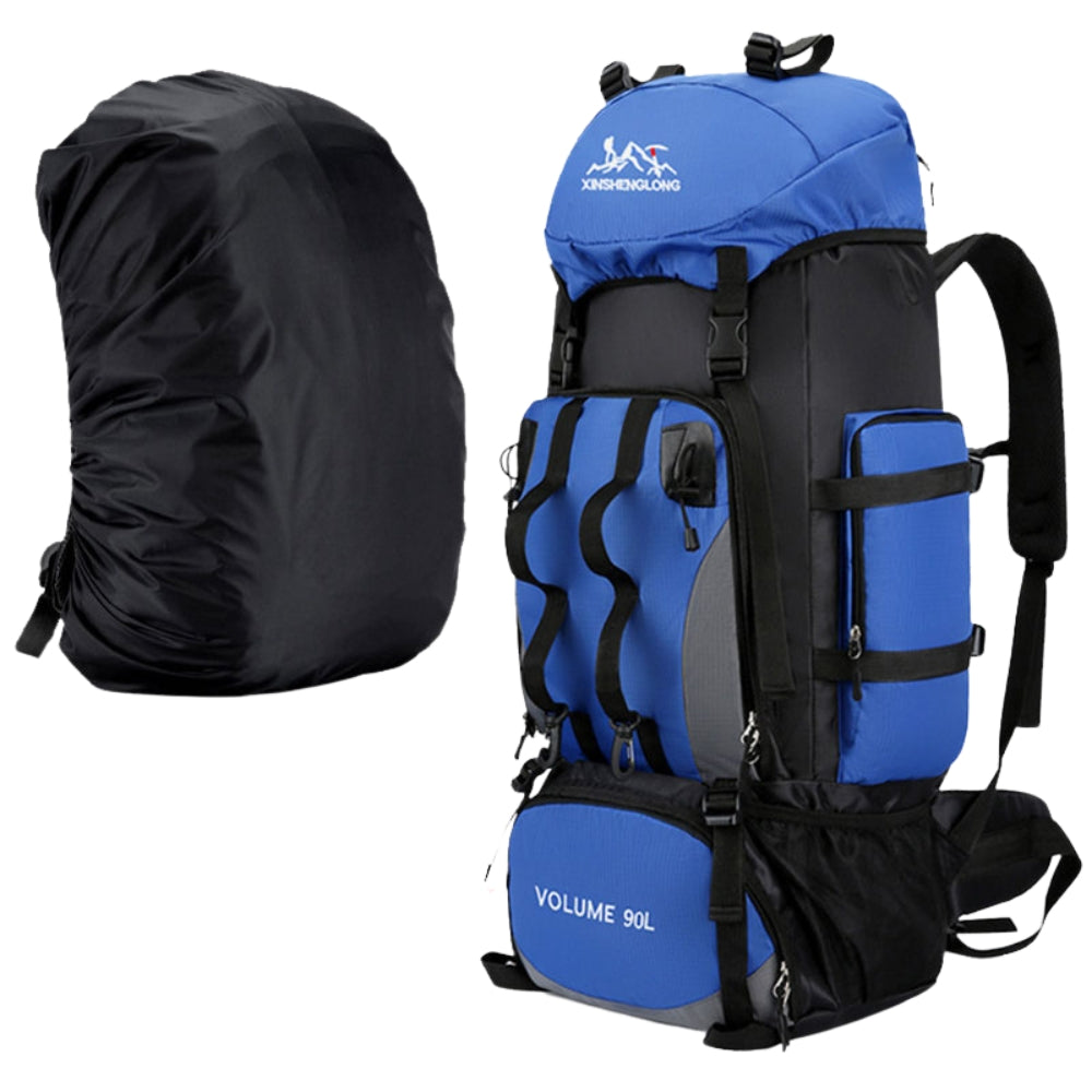 90L Waterproof Hiking Camping Backpack Trekking Travel  Bag_6