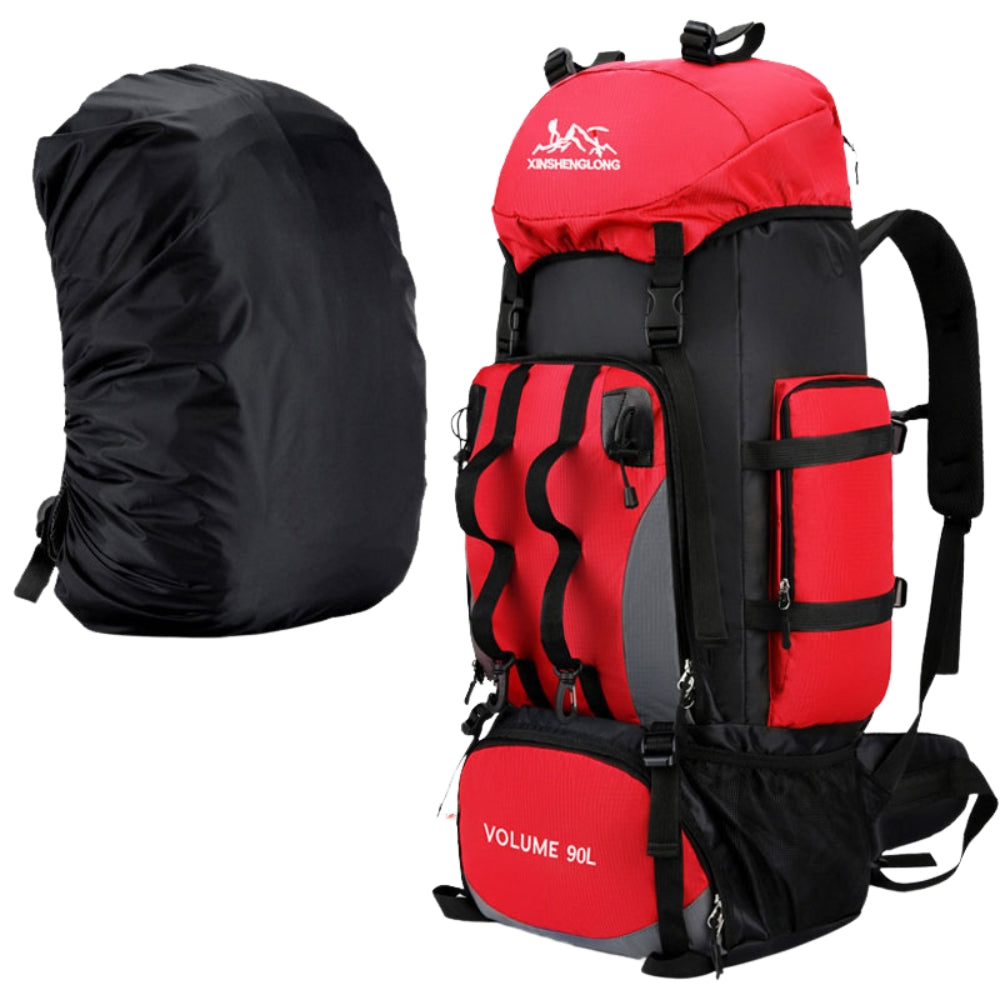 90L Waterproof Hiking Camping Backpack Trekking Travel  Bag_7