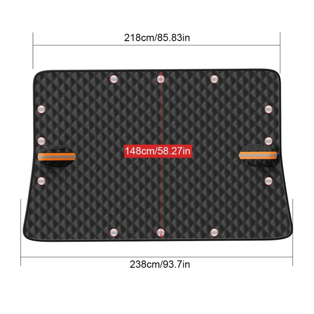 Large Magnetic Snow Cover for Car Windshield_6