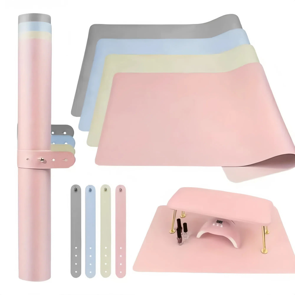 Foldable Nail Art Armrest Cushion Waterproof and Scratch Resistant Hand Rest Pad_0