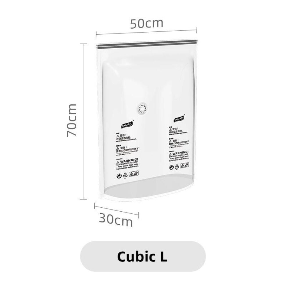 Space-Saving Solution Large Patented Vacuum Bags for Clothes and Blankets_6