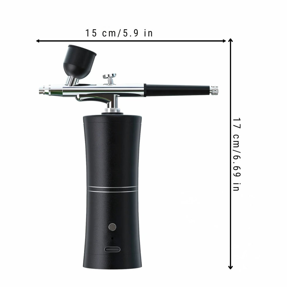 Airbrush Nail Art Paint Spray with Compressor Air Brush Gun Mist Sprayer