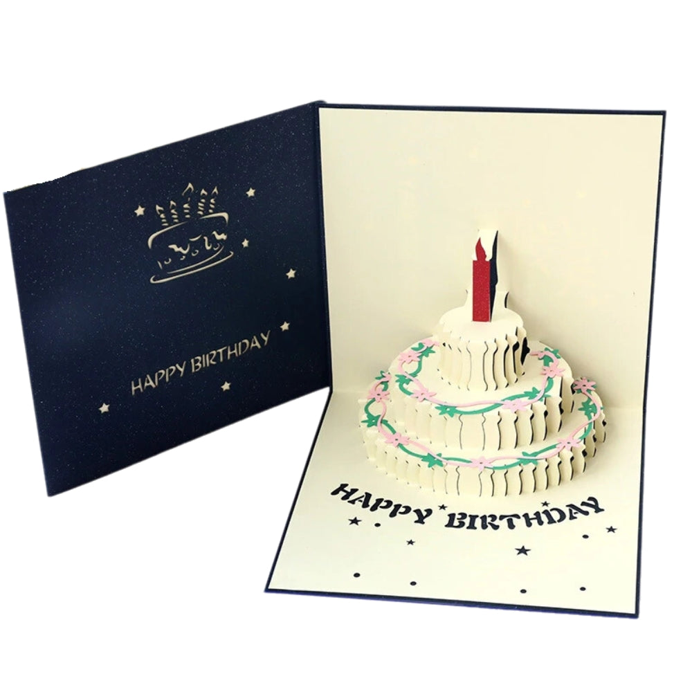 3D Light Music Birthday Card Creative Greeting Card