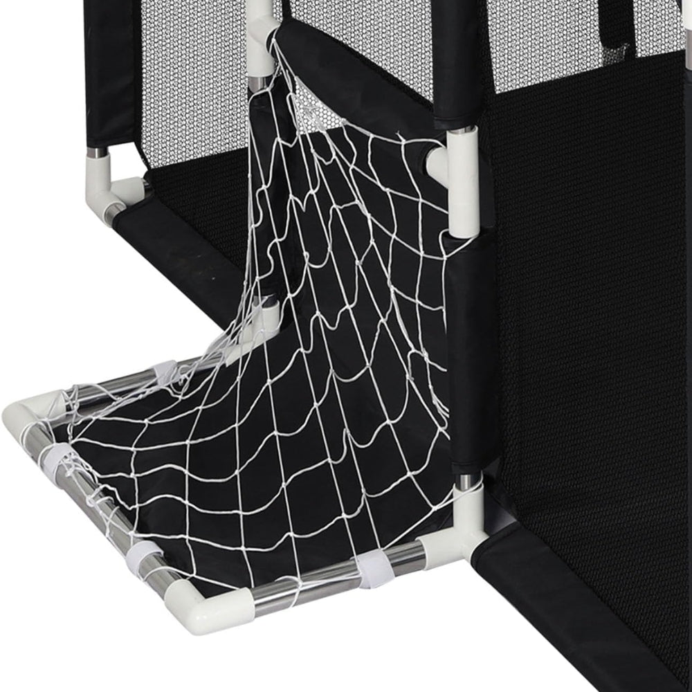 Large Baby Playpen with 100 Balls and Basketball Hoop for Kids Indoor/Outdoor