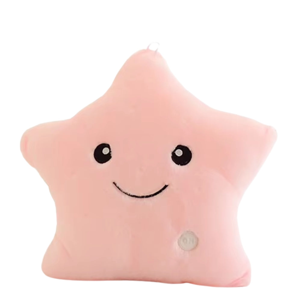 Colorful Luminous Star Pillow Plush Toy Decorative Cushion