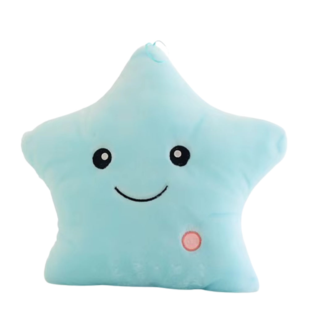 Colorful Luminous Star Pillow Plush Toy Decorative Cushion