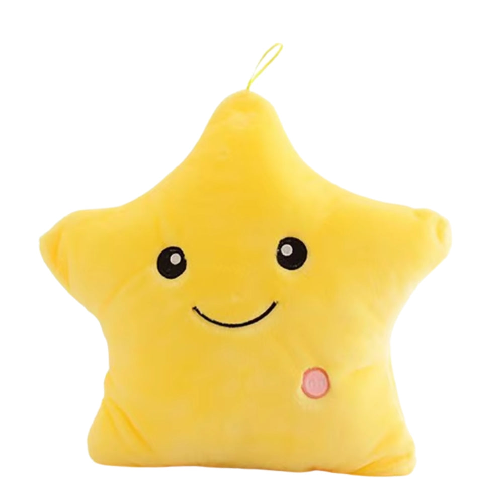Colorful Luminous Star Pillow Plush Toy Decorative Cushion