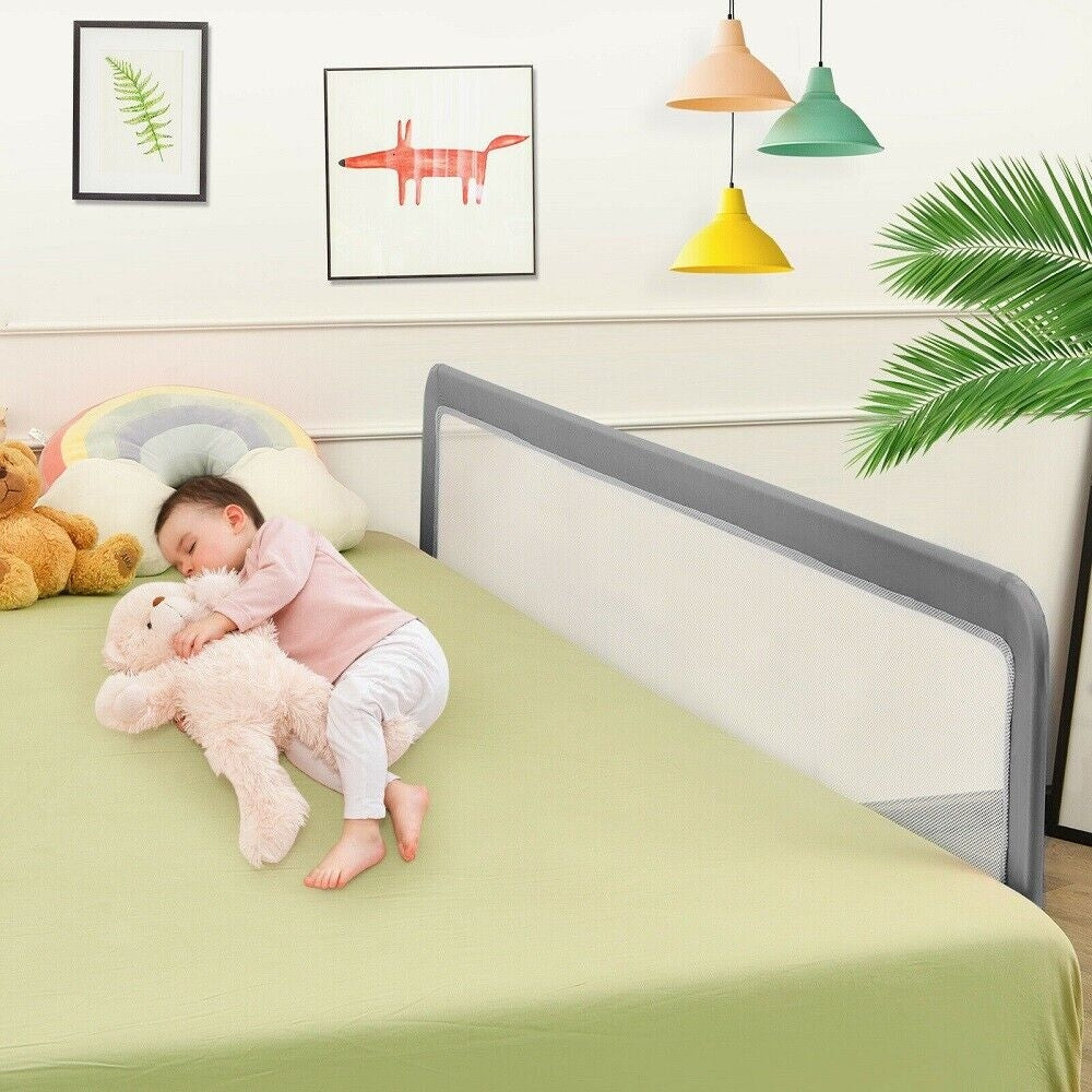 Toddler Bed Rail Safety Guard Adjustable Height Baby Protection