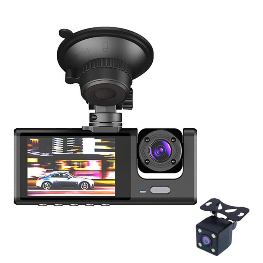1080P Dual Lens Car Dash Cam Front and Rear Recorder with G-Sensor