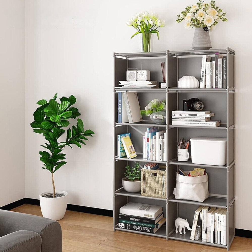 Modern Style 10 Cube Storage Shelf Bookcase Organizer