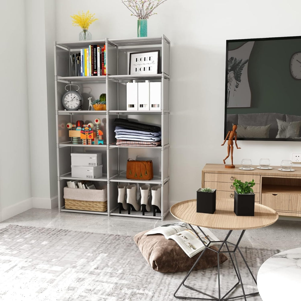 Modern Style 10 Cube Storage Shelf Bookcase Organizer