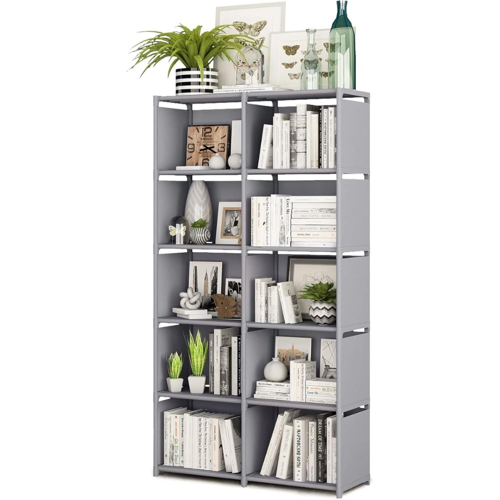 Modern Style 10 Cube Storage Shelf Bookcase Organizer
