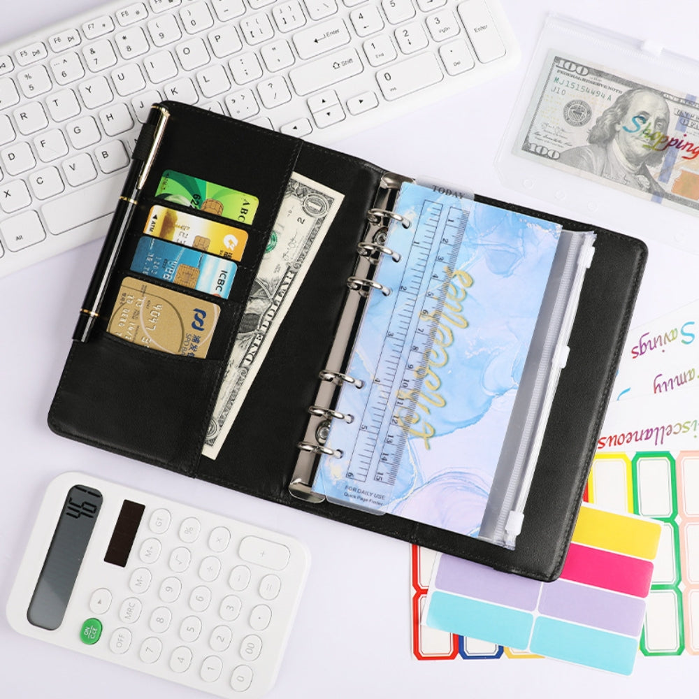 A6 Budget Binder Cash Organizer Wallet Planner with Envelopes