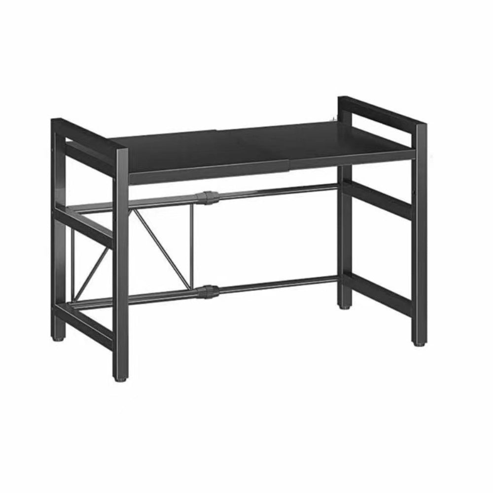 Expandable Microwave Oven Rack Stand Kitchen Storage Shelf