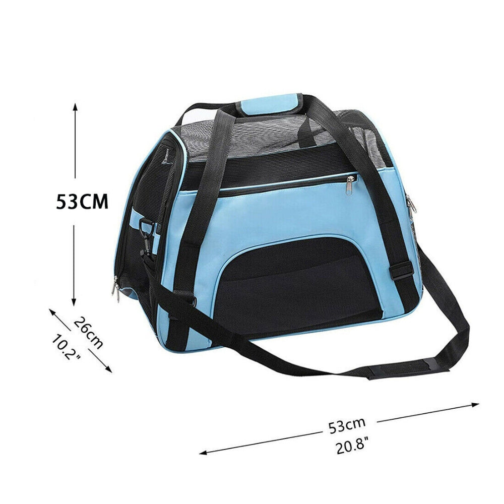 Large Portable Pet Carrier Bag for Dogs and Cats
