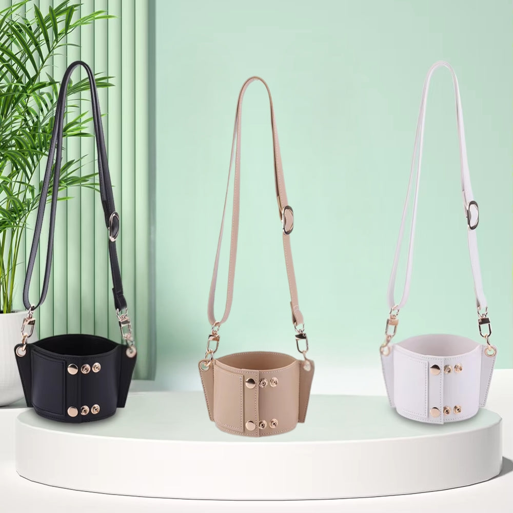 Water Bottle Holder with Adjustable Strap for Stanley Tumblers