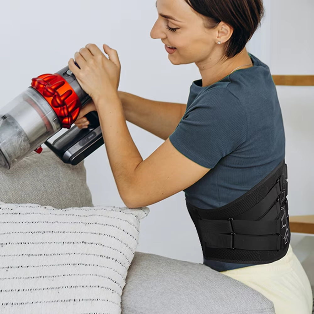 Lightweight Lumbar Support Belt with Soft Pad
