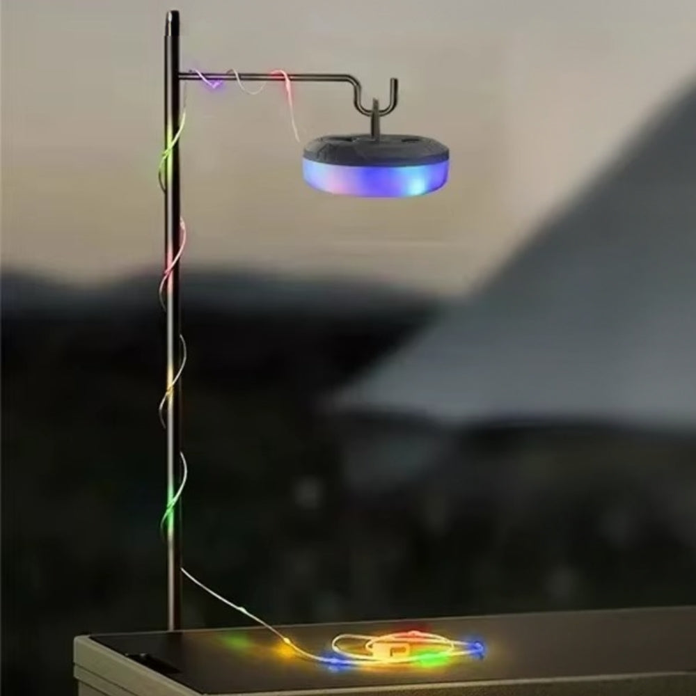 10M Waterproof LED Camping Lamp Strip 4-in-1 Atmosphere Light for Tent Garden