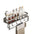 Suction Cup Bathroom Rack Toilet Space Aluminum No Drill Hanging Organizer Rack