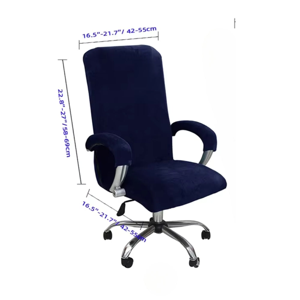Velvet Office Chair Covers