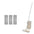 Hands Free Flat Floor Mop and Bucket System with Washable Microfiber Pads
