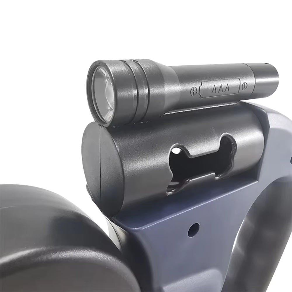 Retractable Dual Dog Leash with LED Light and Independent Braking