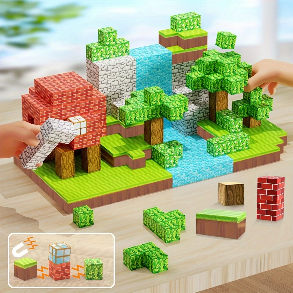 Build A Magnet World Edition Magnetic Cubes Construction