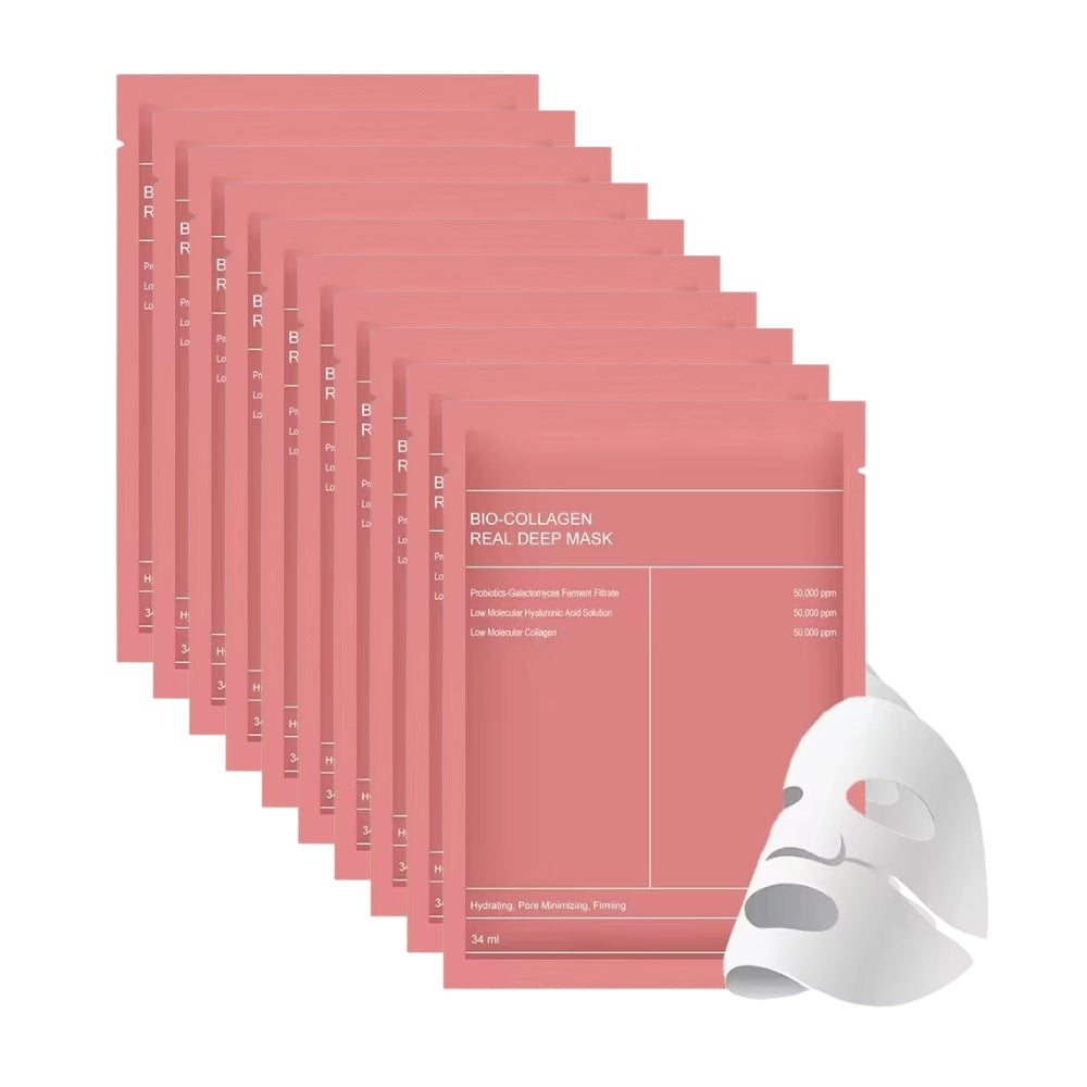 Bio Collagen Face Mask Shrink Deep Hydrating Overnight Mask Face Skin Care