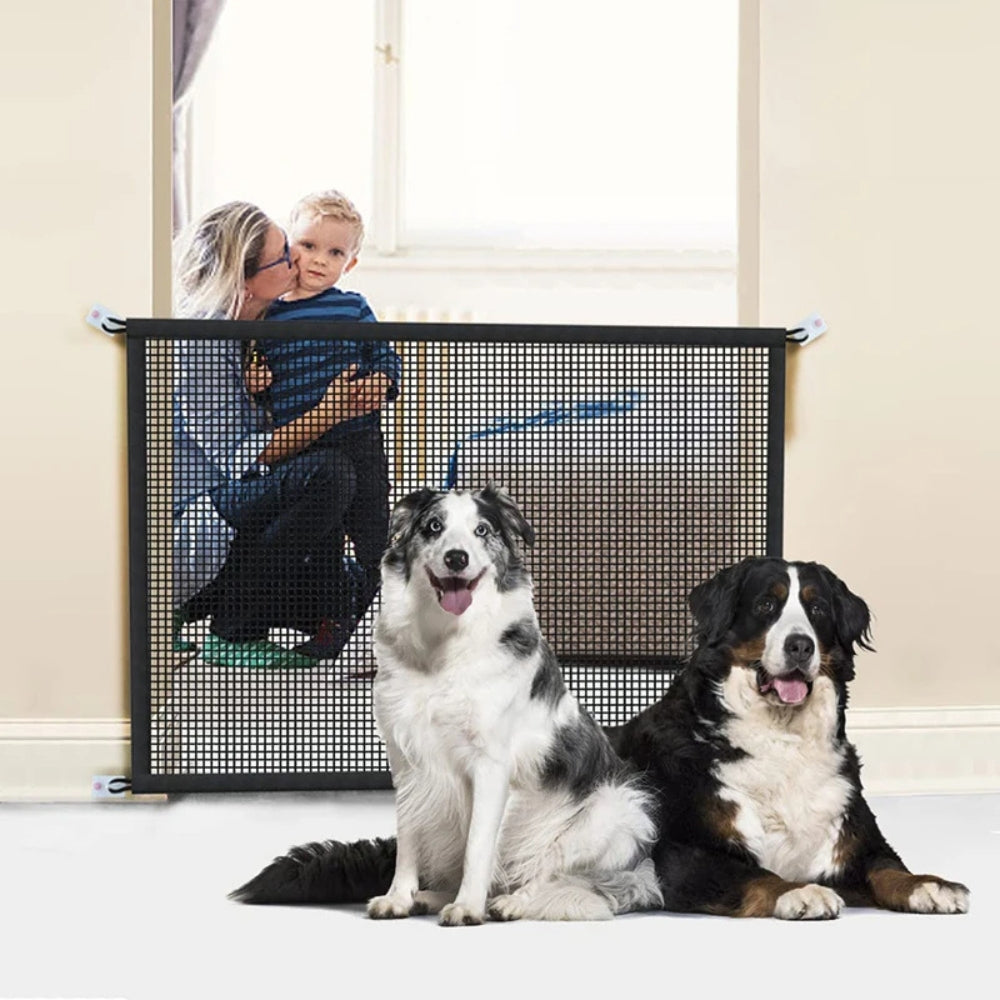 Pet Isolated Network Stairs Gate Safety Breathable Mesh Playpen