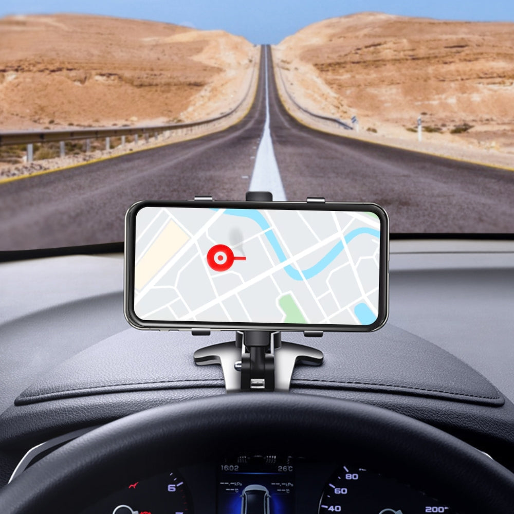 Universal Car Phone Holder with Easy Clip Mount